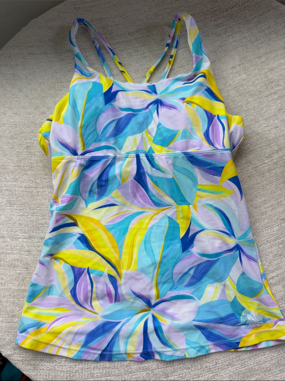 Hapari Caribbean Crush Luxe Tankini top size S
